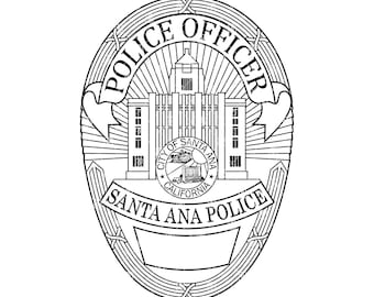 Some Santa Ana police officers to don vintage-inspired badges for city's  150th anniversary – Orange County Register