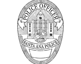 Some Santa Ana police officers to don vintage-inspired badges for city's  150th anniversary – Orange County Register