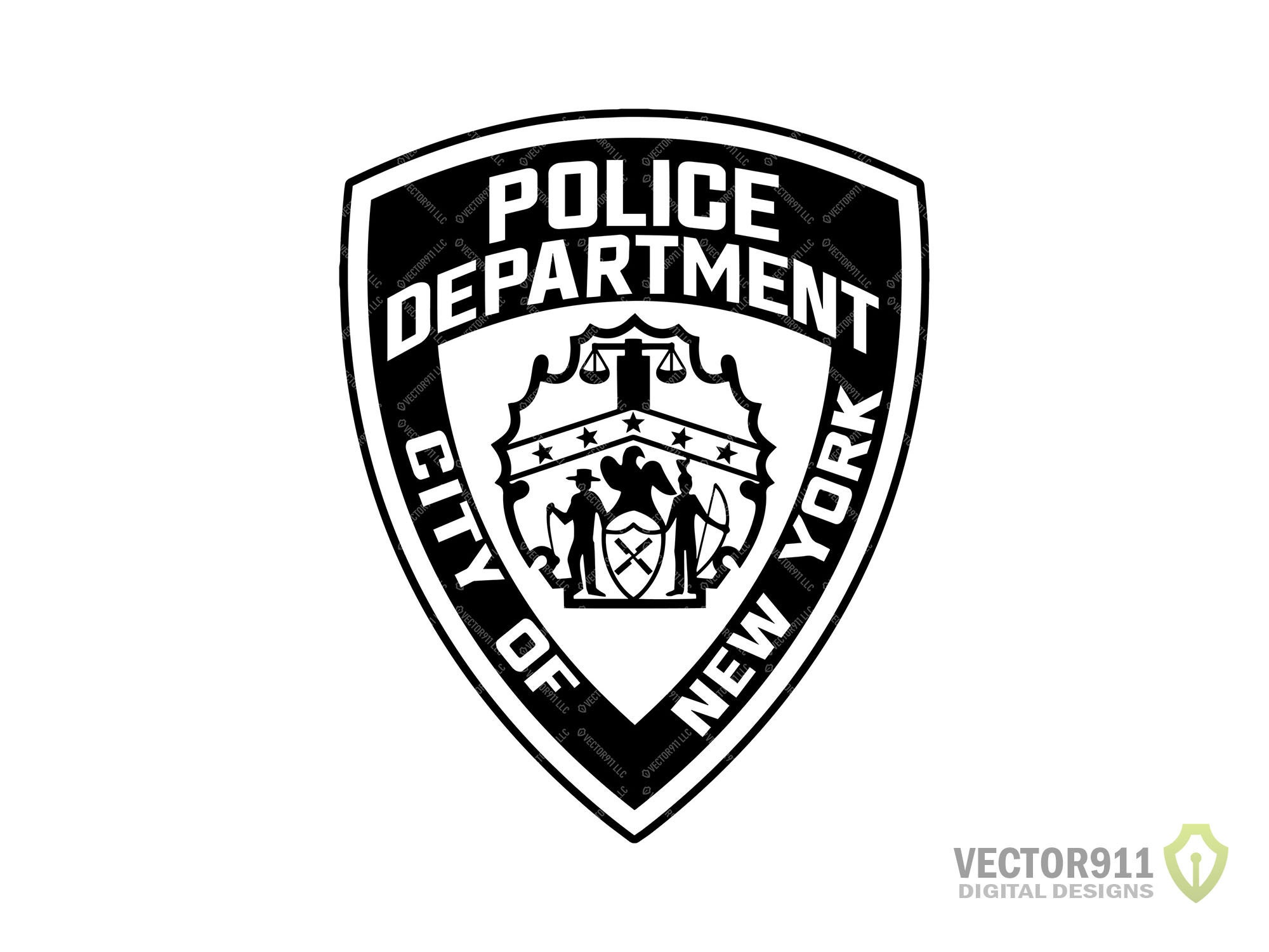 NYPD Logo City of New York Police Department Badge Seal - Etsy