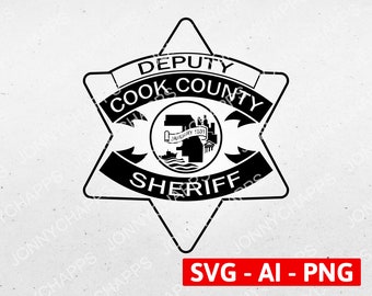 Cook County Sheriff Badge - Etsy