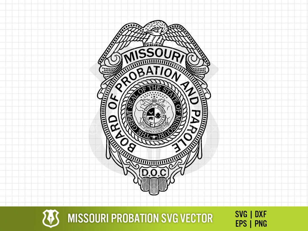 Missouri Probations and Parole Badge, MO Board of Probation Prisons