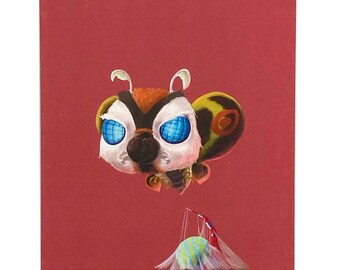 Mini Kaiju - Mothra (90's ver.) Tarjeta postal