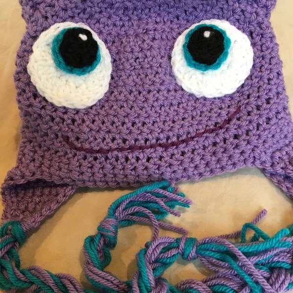 Crochet boov hat, home character hat, crochet home hat, crochet Oh hat, home kids hat, crochet character hat