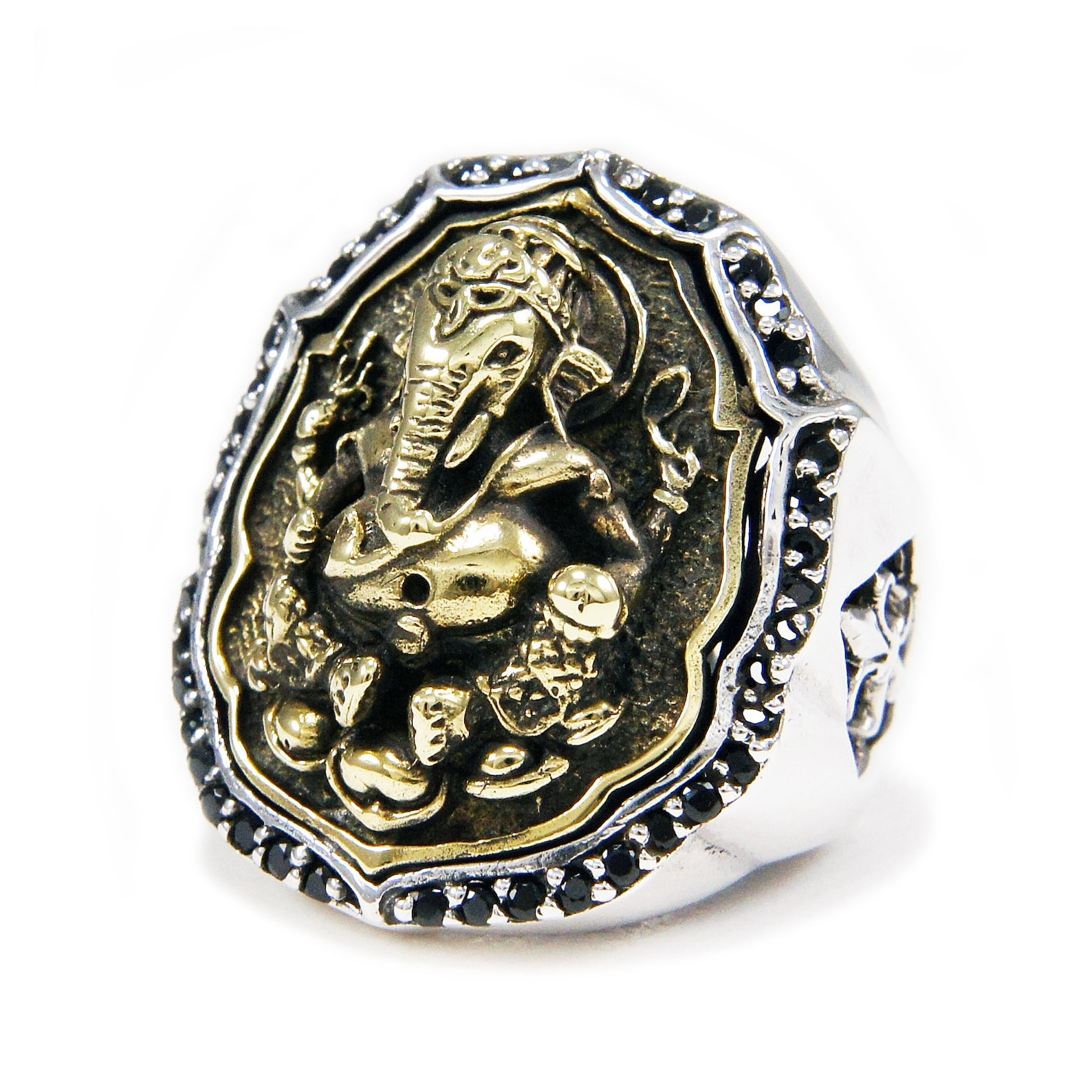 Ganesh/ganesha/925 Sterling Silver Ring/silver Ganesh Etsy