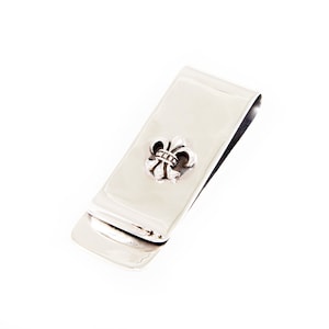 Fleur De Lis/925 Sterling Silber Geldklammer/Geldklammer/Biker/Gothic/Rockabilly/tp-m2