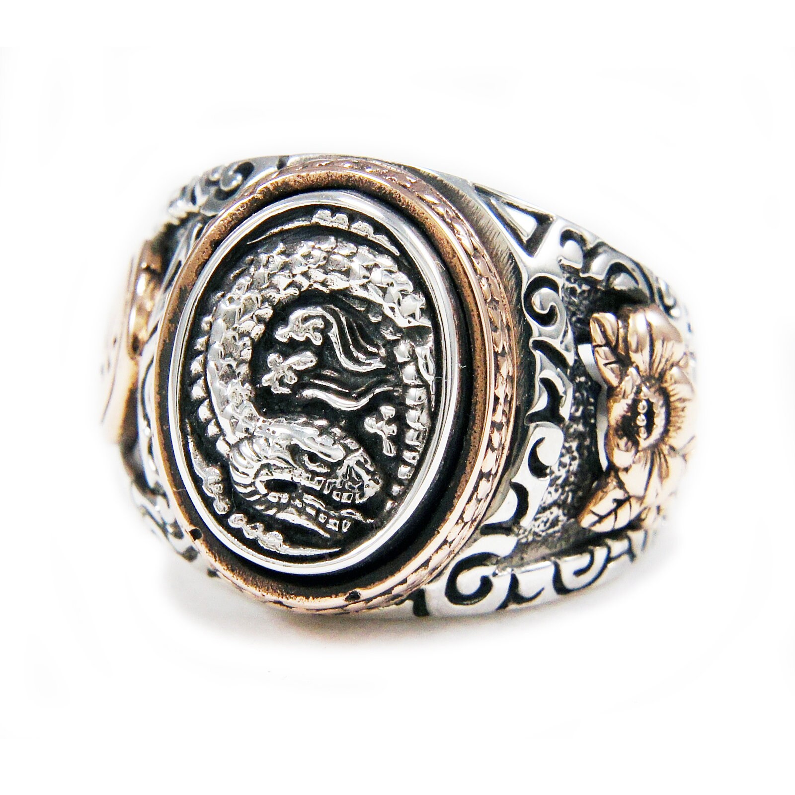 Serpent Snake/925 Sterling Silver Ring/silver Snake Ring/biker