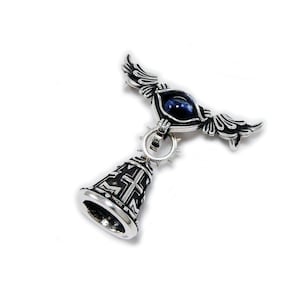 Angel Eye /925 Sterling Silver Pendant/Charm/Biker/Gothic/Rockabilly/Charm/YAN-004
