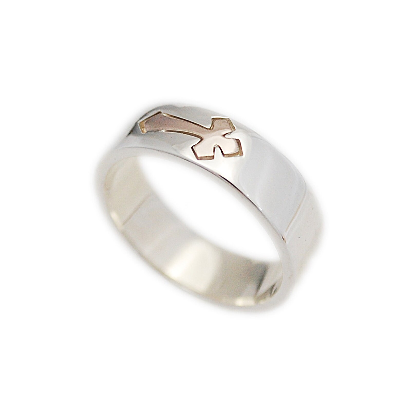 韓国発【ROAJU】[silver925]slim ribbon ring / 追跡送 Cross/925 Sterling Silver Ring/pink Gold Cross Ring/rose