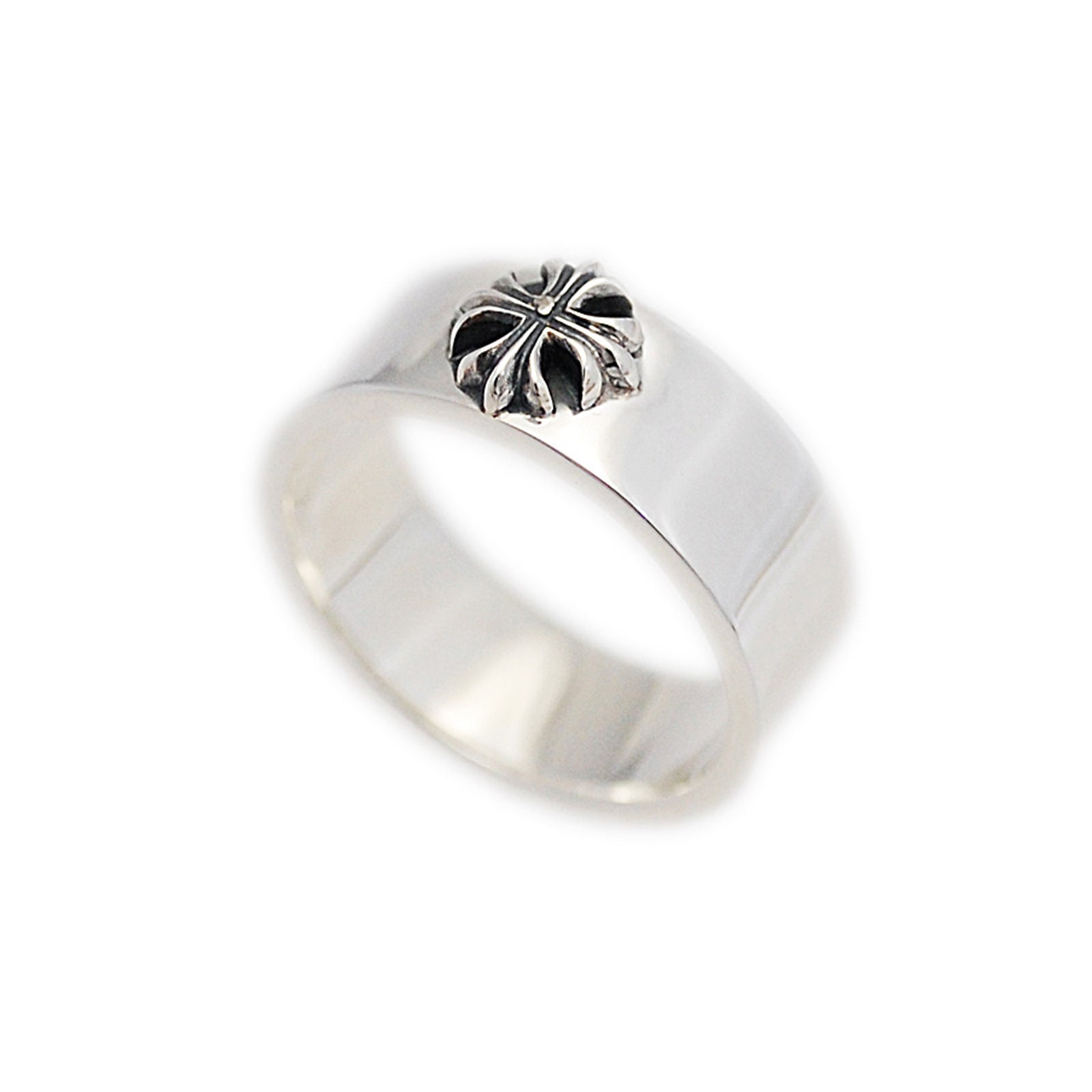 Cross/925 Sterling Silver Band Ring/cross Ring/gothic/biker