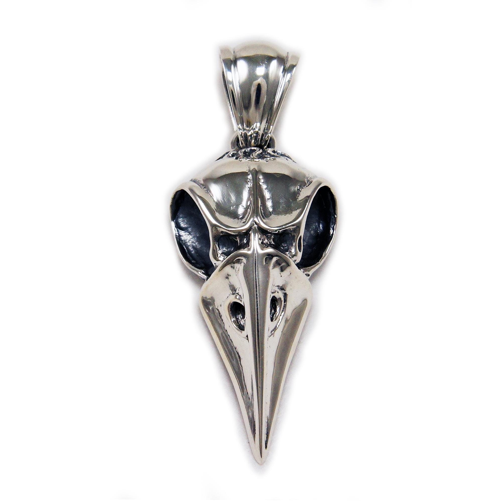 Ciondolo Teschio Con Polpo Argento 925 - Stile Gotico Biker Steampunk