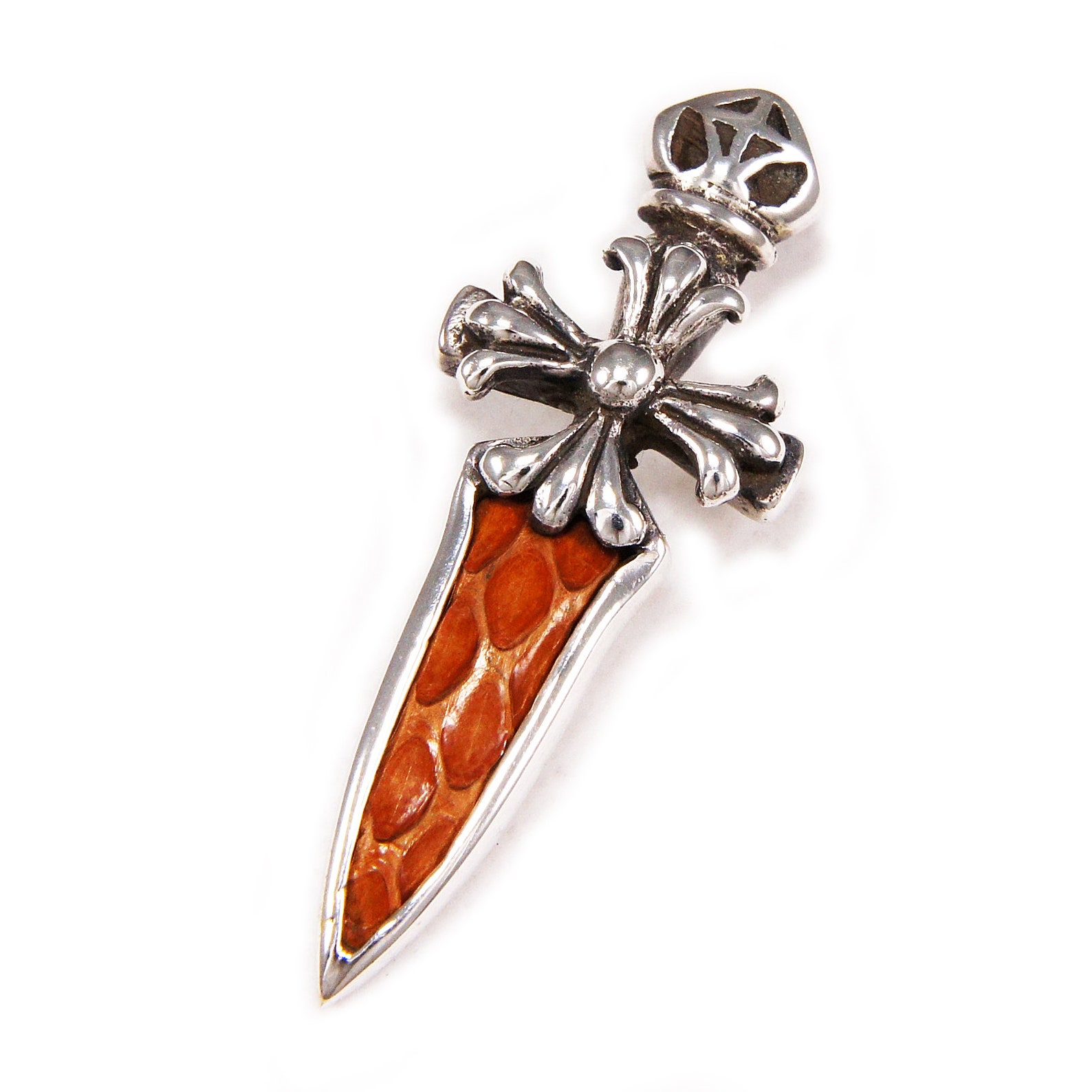 Cross/dagger/925 Sterling Silver Pendant/silver Cross Etsy