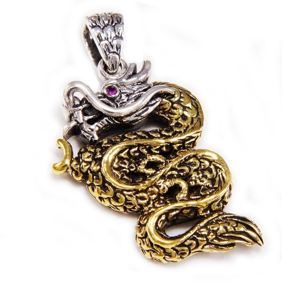 Sterling Silver 999 Dragon Pendant Necklace With Adjustable Wax Rope 60cm  For Men And Women Vintage Punk Zodiac Jewelry - Necklaces - AliExpress