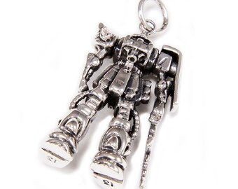 ガンダム/MS-06 ザク 11/925スターリングシルバーペンダント/ロボット