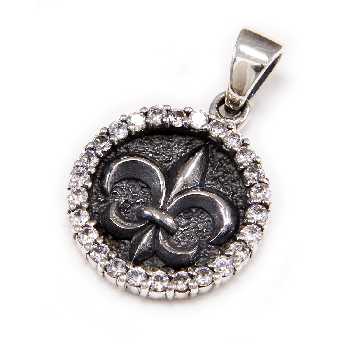 Fleur de lis pendant silver Clearance