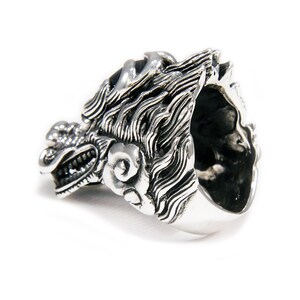 Red Stone/dragon/drake/925 Sterling Silver Ring/red Dragon - Etsy