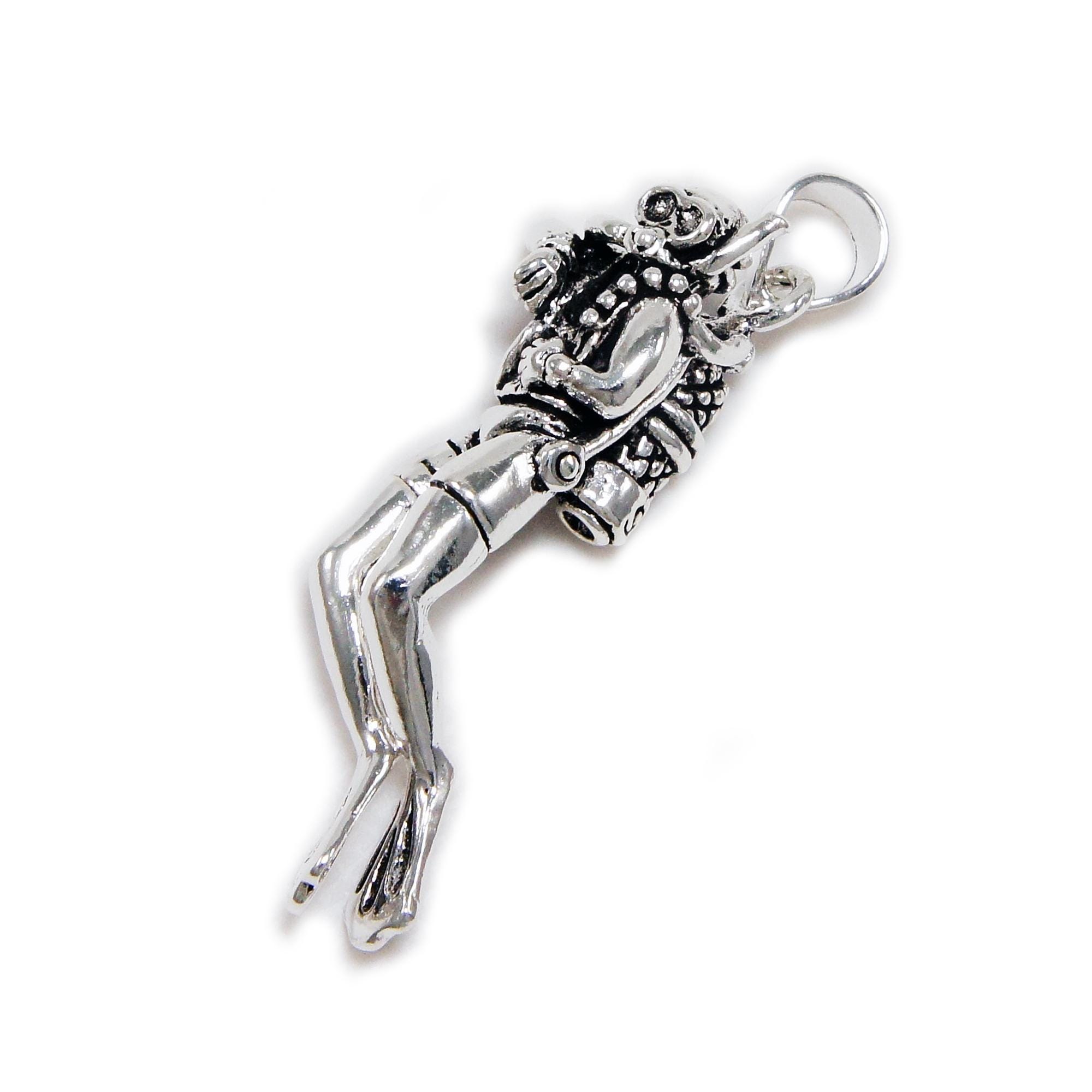 Drago/Tribale/Pelle di razza/Ciondolo in argento sterling 925