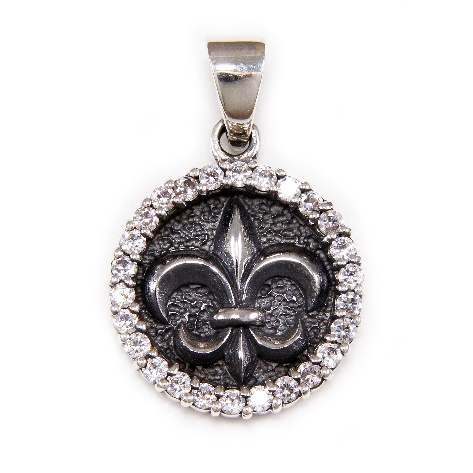 Fleur De Lis/925 Sterling Silver Pendant/silver Pendant