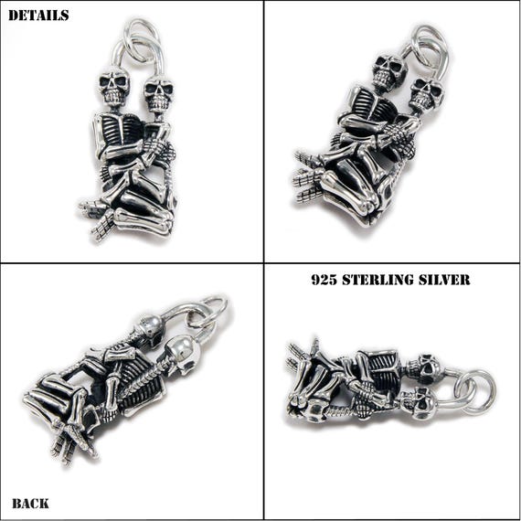 死が二人を分かつまで/スカル/スケルトン/925 スターリングシルバー