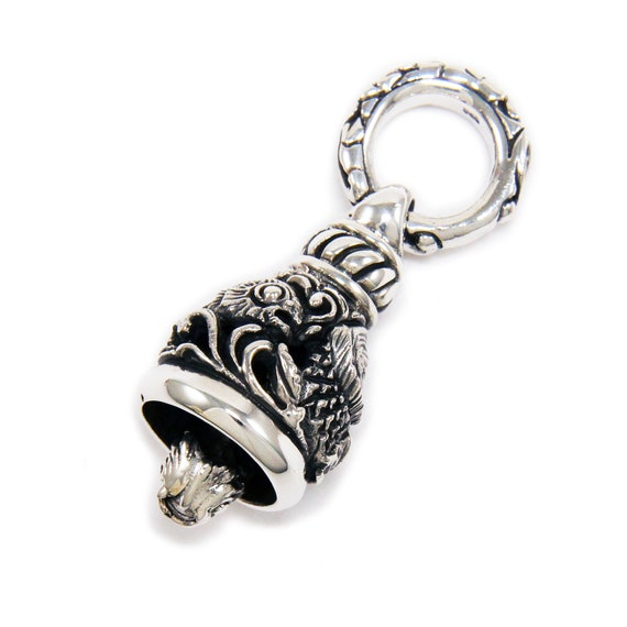 小物 silver design chain bell motif arabesque メンズ silver design chain bell motif arabesque