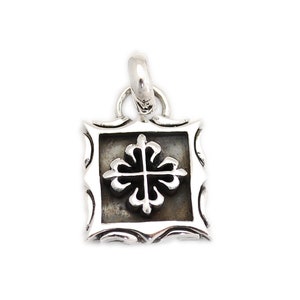 Cross/925 Sterling Silver Pendant/Biker Jewelry/Gothic/Rockabilly/Silver Charm/ec-019