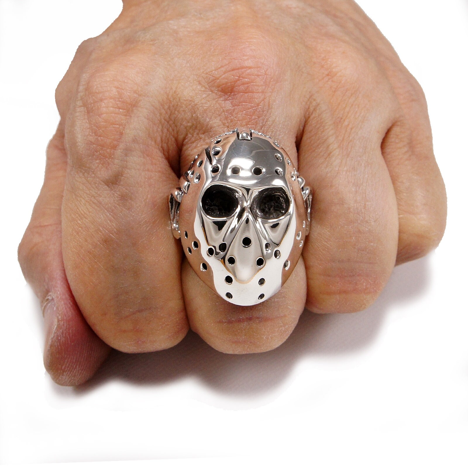 Jason Voorhees/friday the 13th/925 Sterling Silver Ring/slasher