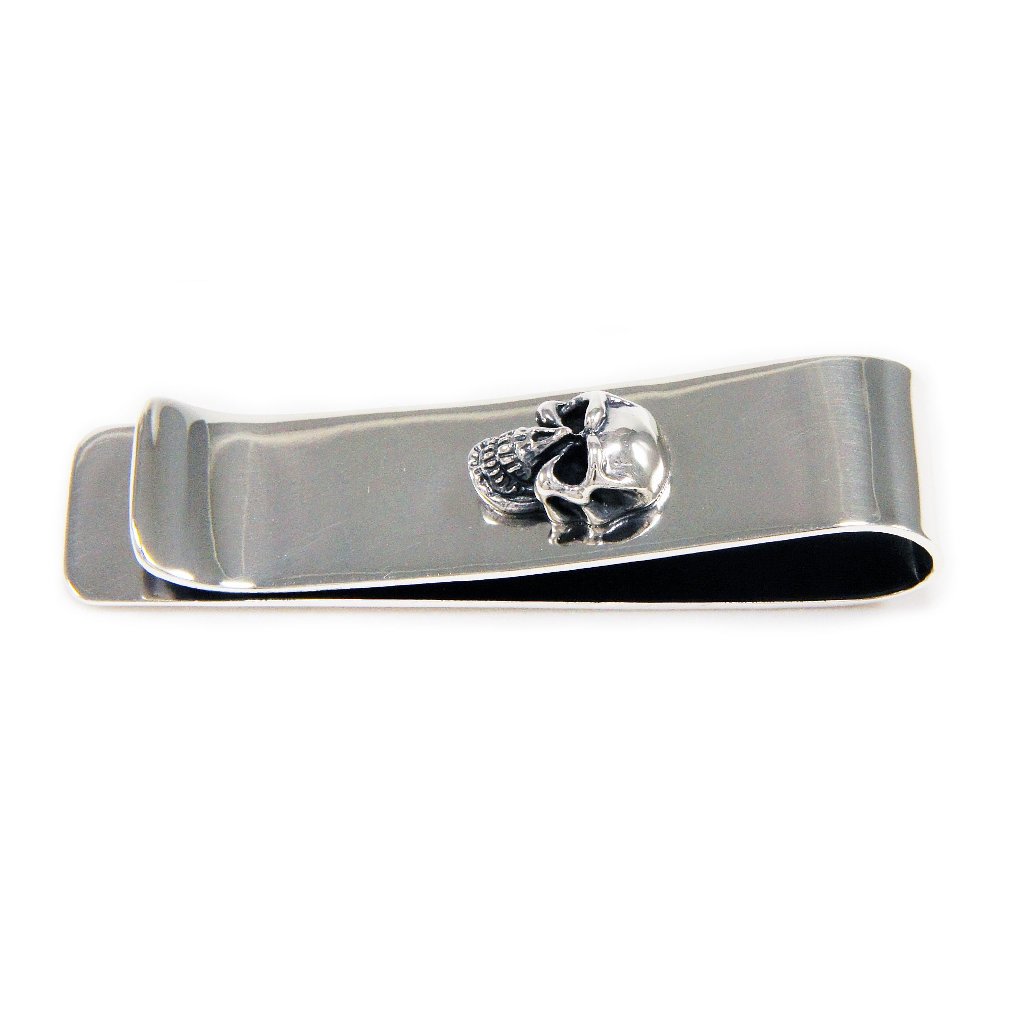 Skull/925 Sterling Silver Money Clip/money Clip/skull Money