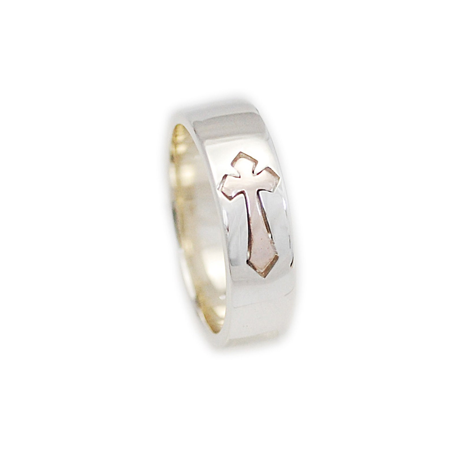 アクセサリー vintage silver cross cut ring K10GOLD vintage silver cross cut ring K10GOLD