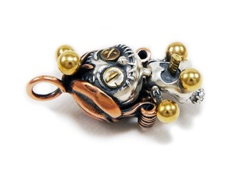 GNOCE Ciondolo Bambola Voodoo Ciondolo in Argento Sterling Ciondolo Charms Bead Fit Bracciale/Collana Natale Regalo di Halloween per Donne Ragazze