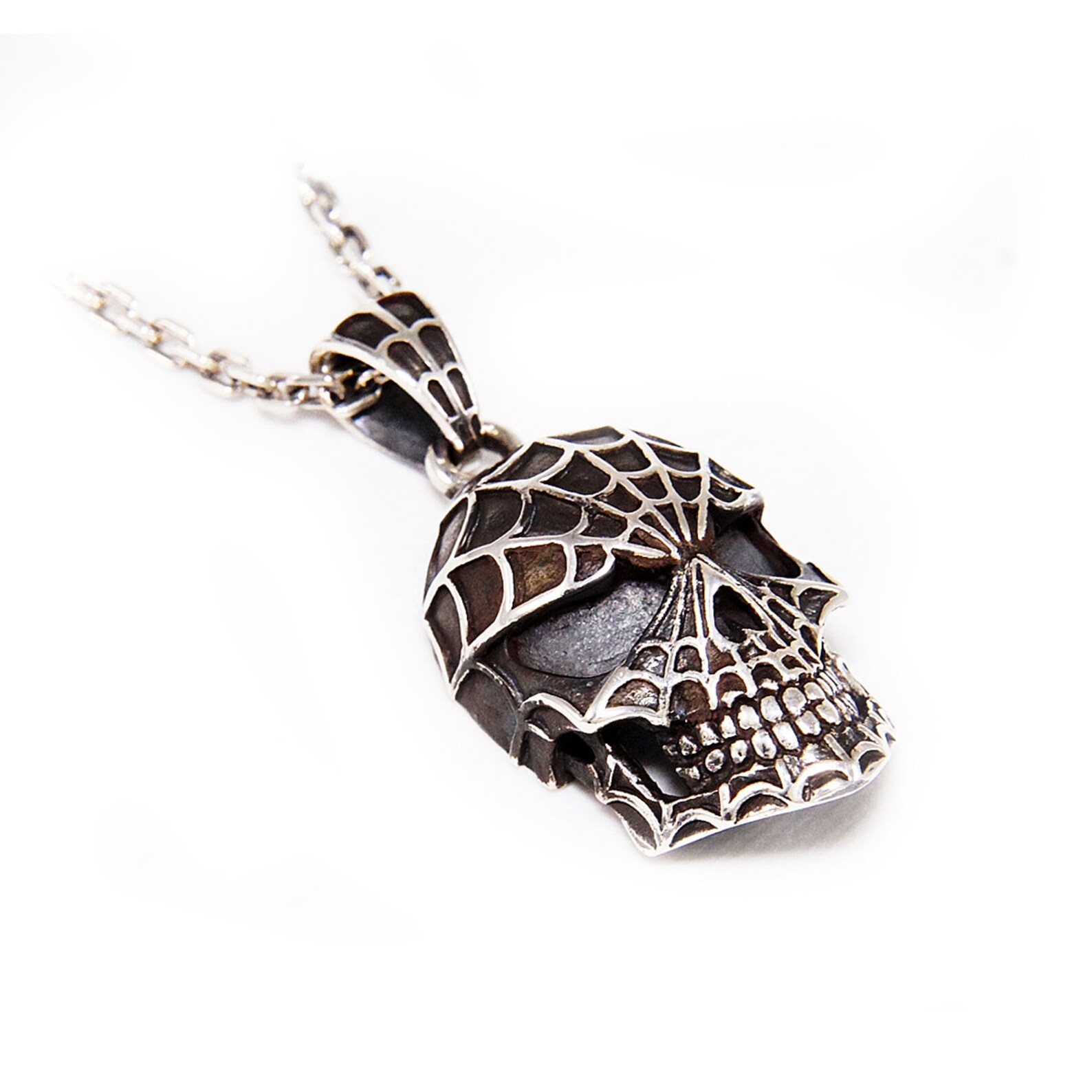 SpiderMan/Black Venom/925 Sterling Silver Pendant/Silver Etsy