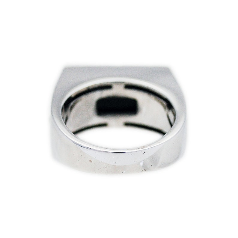 Black Onyx/925 Sterling Silver Ring/silver Cross Ring/silver | Etsy