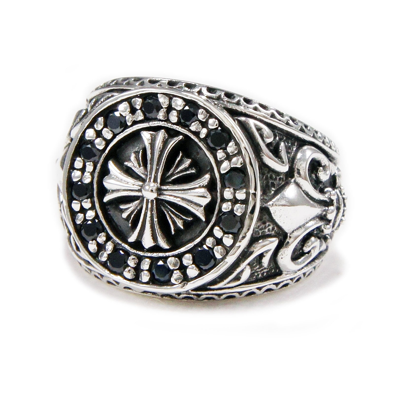 Anillo Tous Anillo Cruz Flor De Lis Plata Ley 925 Ajustable