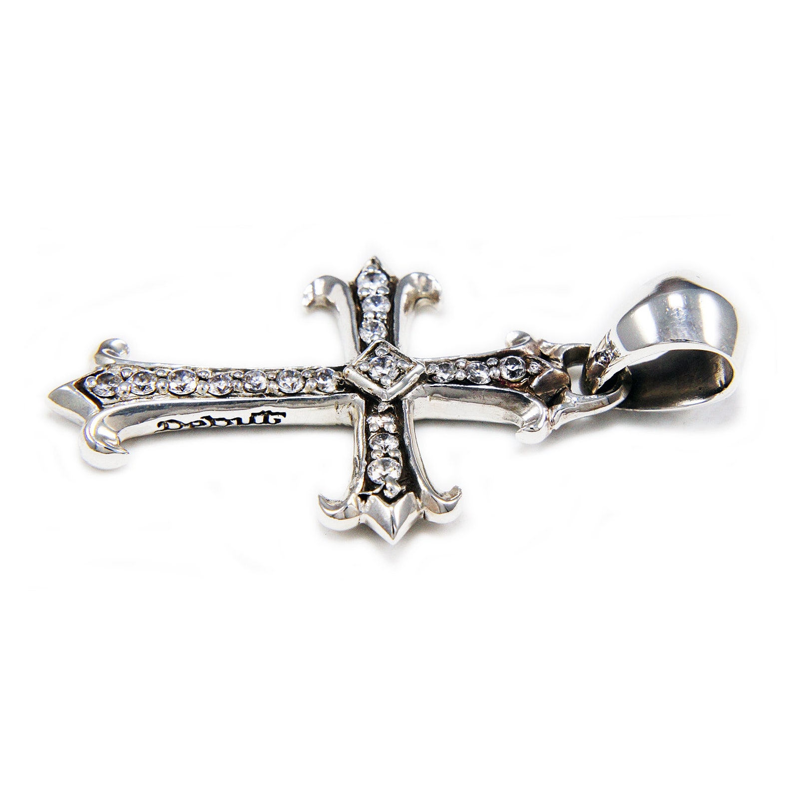 Cross/925 Sterling Silver Pendant/Cross Charm/Silver Cross Etsy