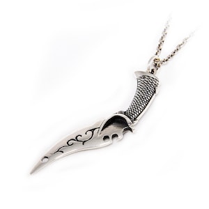 Gurkha Kukri Blade/925 Sterling Silver Pendant/Silver Pendant/Biker/Gothic/Rockabilly/jo-052
