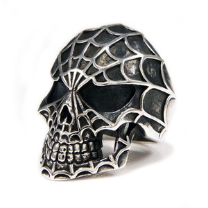 Spider Man/Black Venom/Skull/925 Sterling Silver Ring/Super Hero/Skull Ring/Gothic/Biker Jewelry/jo-r014