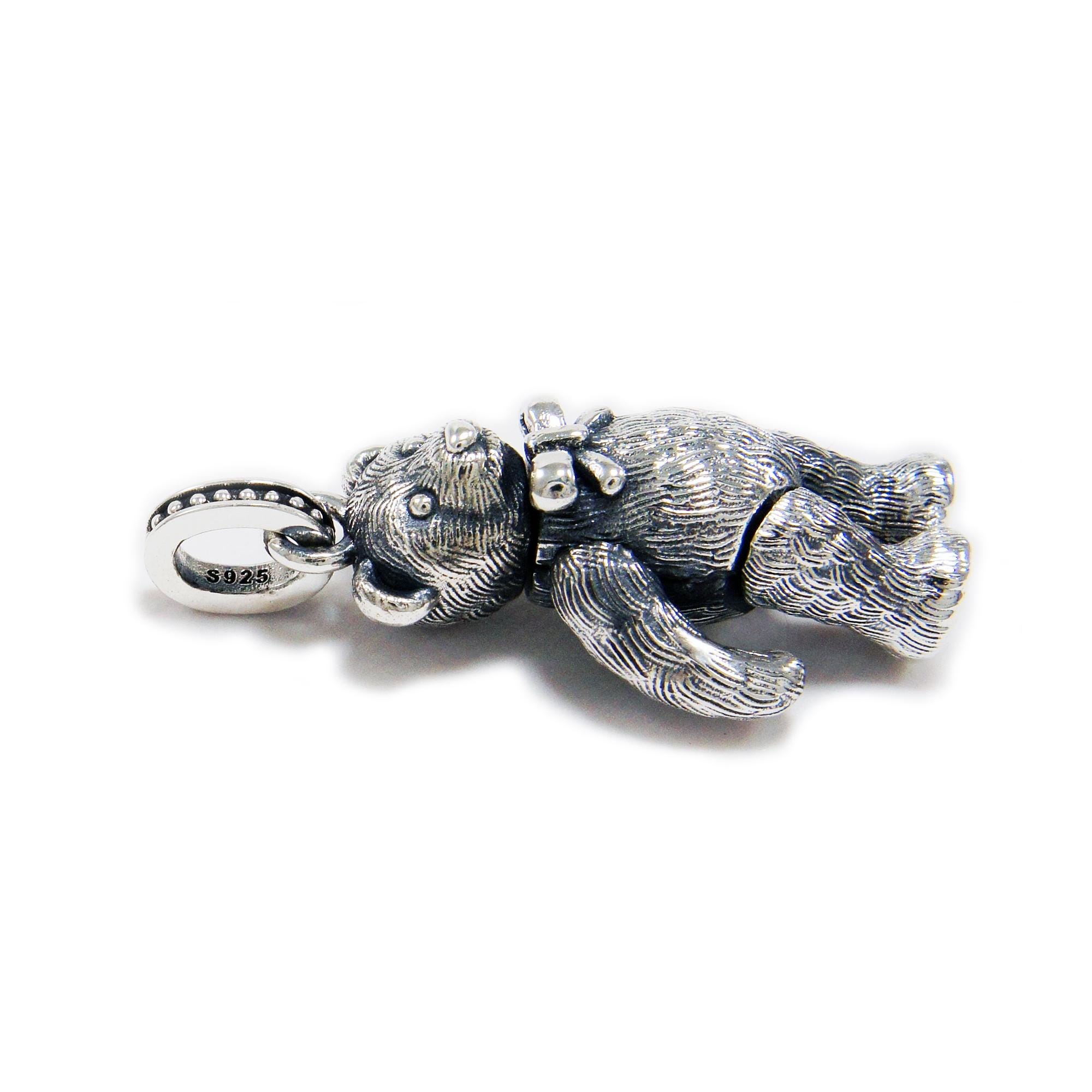 VENACOLY Orsetto collana in argento Sterling con ciondolo a forma di