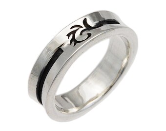 【Tribal Rope】 Silver 925 刻印 リング 20号 大ぶり Tribal Rope】 Silver 925 刻印 リング 20号 大ぶり