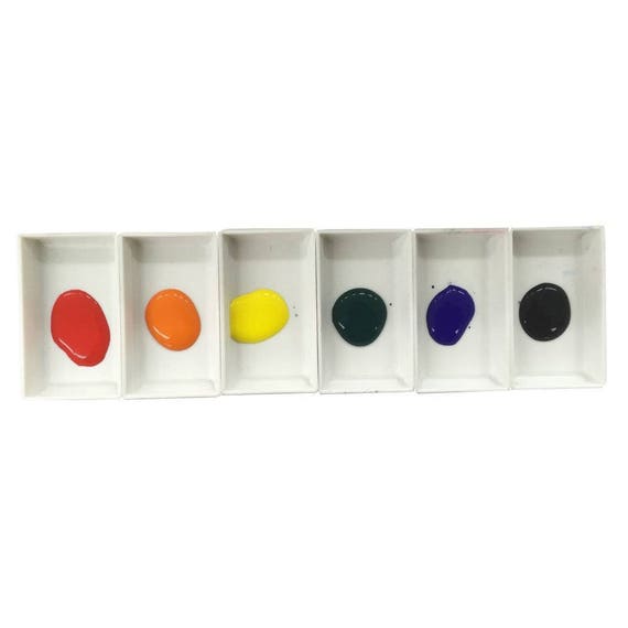 Marbling Kit Boku Undo Japanese Traditional Suminagashi 6 Colour Set 800 Mb