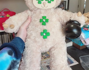 St Pattys Day Bear OOAK