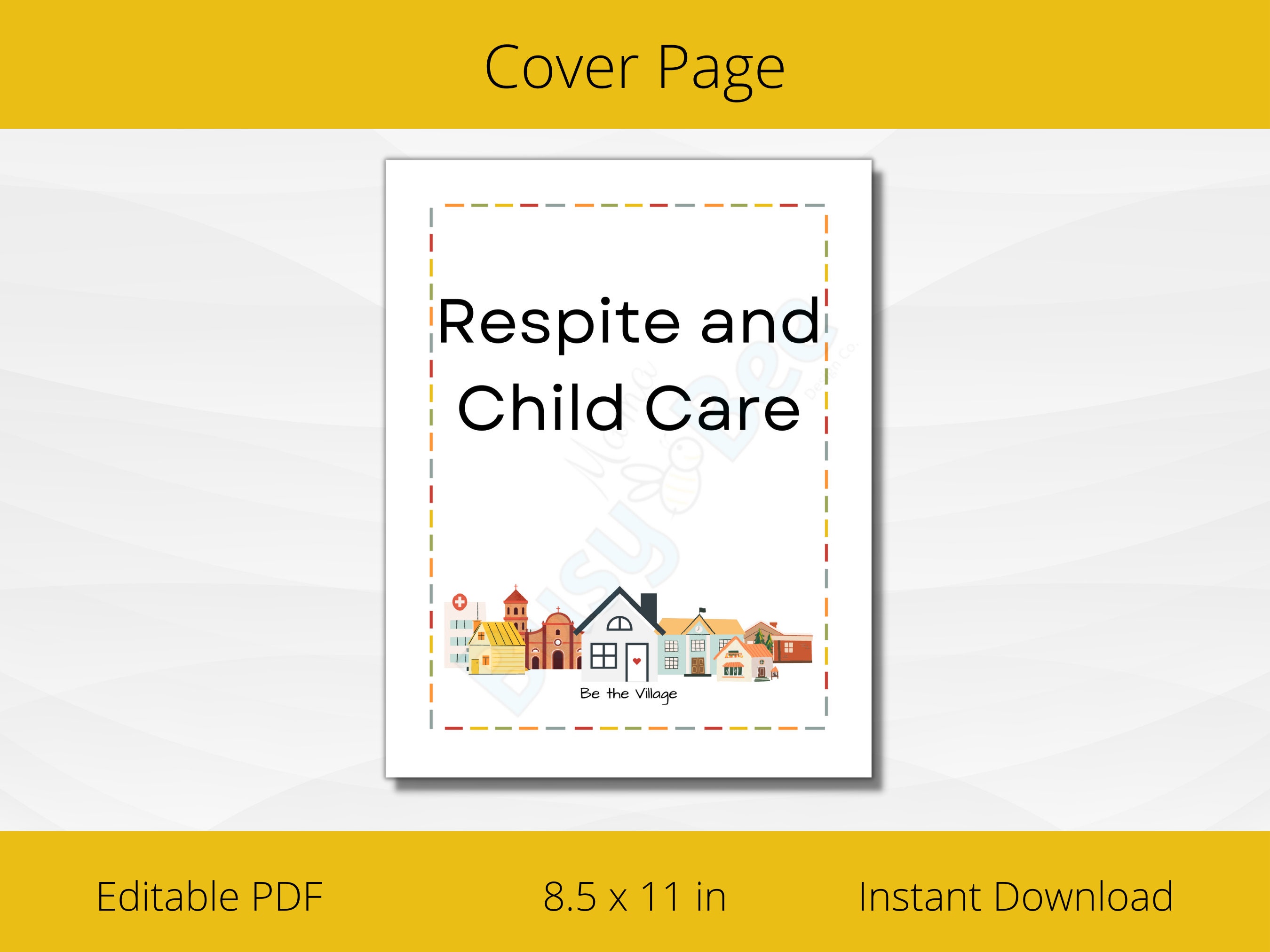 Editable Foster Care Respite and Child Care Bundle Be the - Etsy