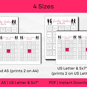 Printable Ladies Night BINGO Game | Ladies Night Games | Lovely Ladies ...