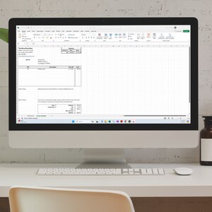 Editable Generic Invoice Template for Excel and Google Sheets | Small ...