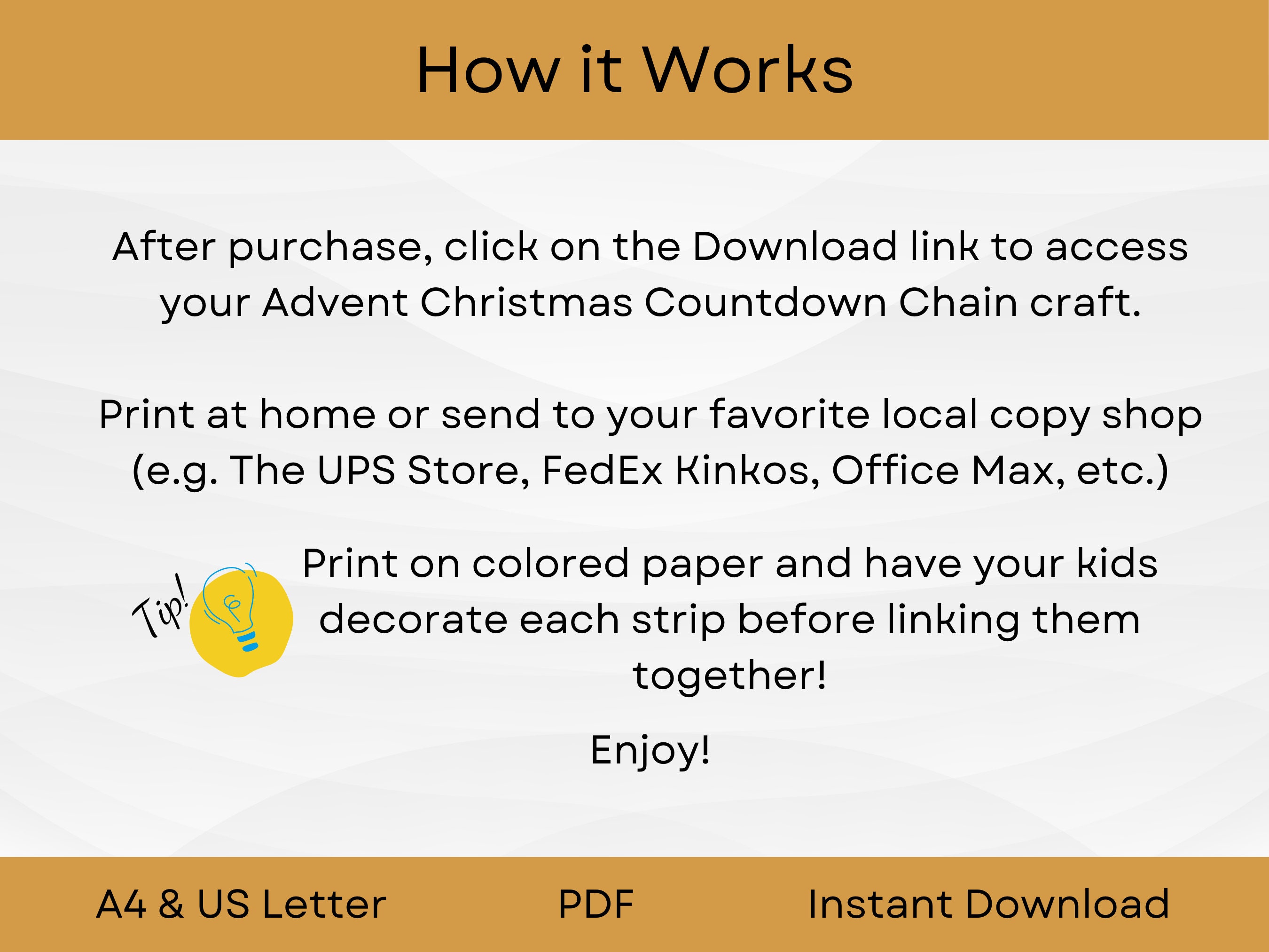 Printable Christmas Countdown Advent Craft for Kids | Christian Advent ...