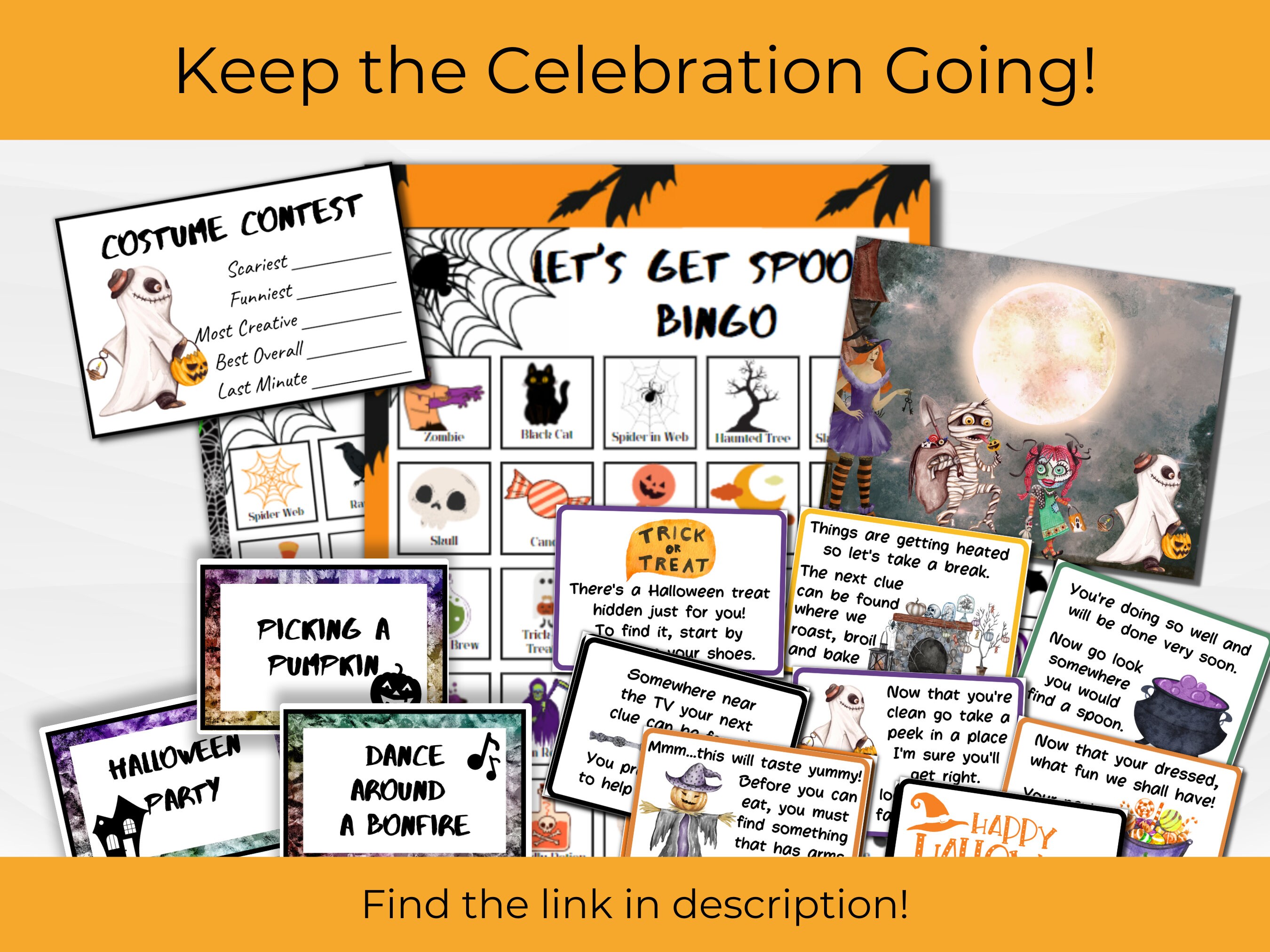 EDITABLE Halloween Ballot Template for Costume Contest With Retro ...