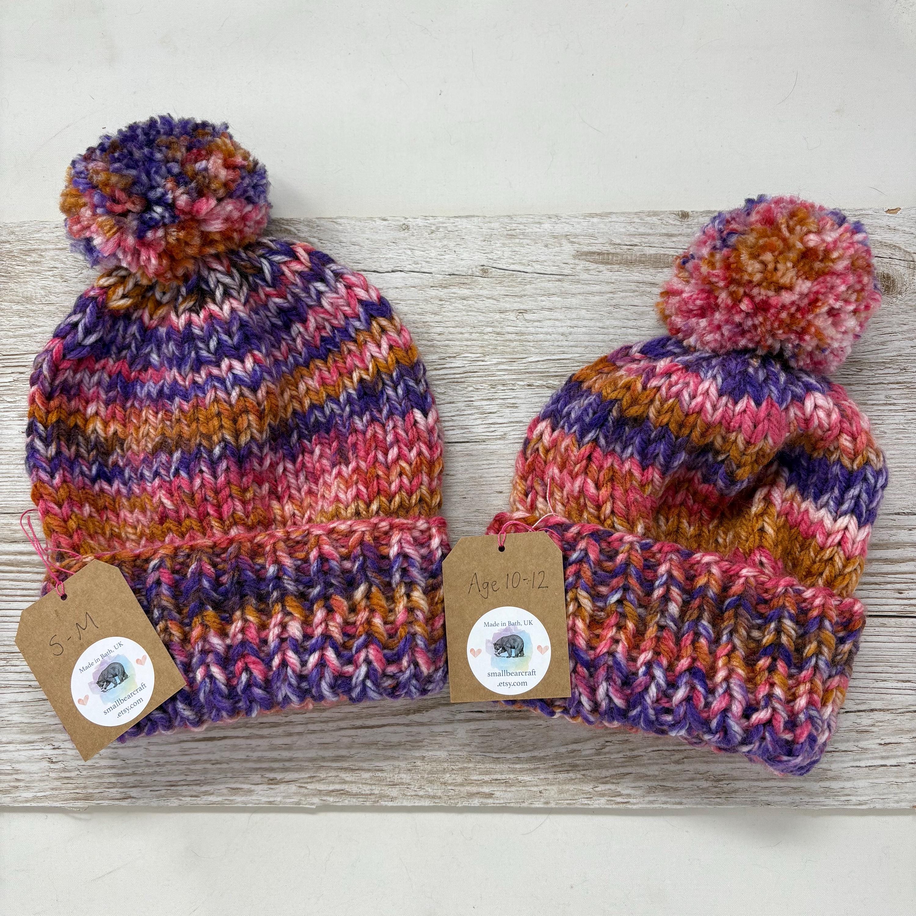 Donna Wilson Cream and Yellow Owl Pom-Pom Beanie The Weather Station -  main image 2