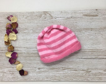 Teeny Buddens Baby Boys Girls Unisex Embroidered Personalised Bobble Pompom hat Newborn-12 Months 