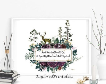 Deer quote | Etsy