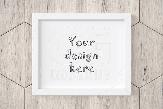 White Frame Mockup 8x10 Mockup Wall Art Mock Up White Frame Mockup 8x10 Mockup Wall Art Mock Up