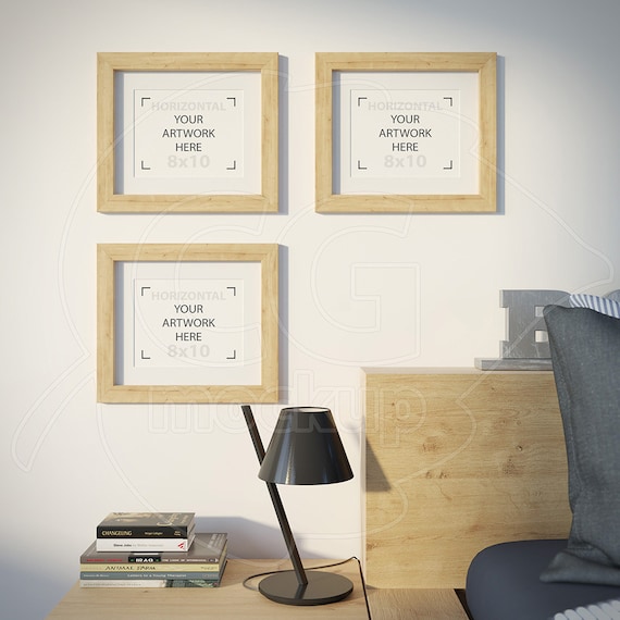 Download Free Free 8x10 Mockup Frame Product Mockup Set Of Three Frames Psd Free Mockup 3d Free Design Resources PSD Mockup Template
