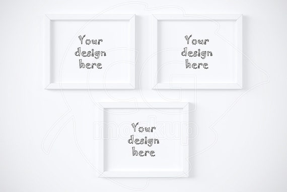 Digital Product Mock Ups 8x10 Mockup Set Of 3