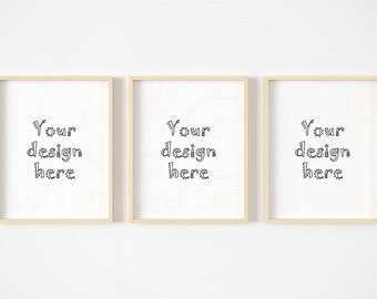 Download Free Set Of 3 Frame Frame Mockup Wood 8x10 Mock Up Digital Product Mock Up Artprint Mock Up Styled Stock Wall Art Mock Ups Scene Mockup Free Download Packaging Mockups PSD Mockup Template